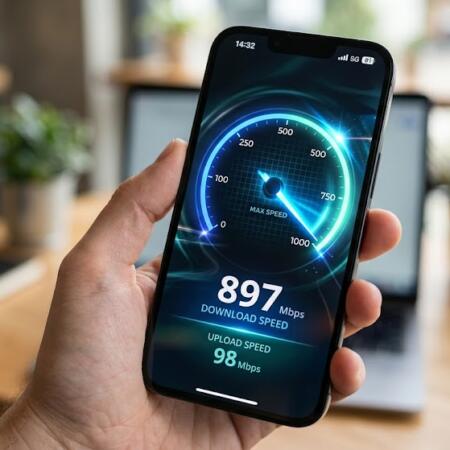Nettfart og hastighetstest for mobil og bredbånd i Norge