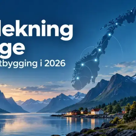 5G-dekning i Norge: Status og utbygging i 2026