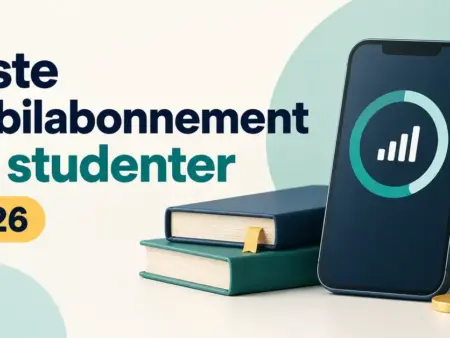 Beste mobilabonnement for studenter i 2026