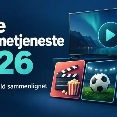Beste strømmetjeneste i 2026: Priser og innhold sammenlignet