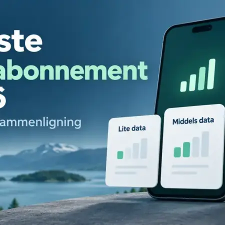 Billigste mobilabonnement i 2026: Oversikt og sammenligning