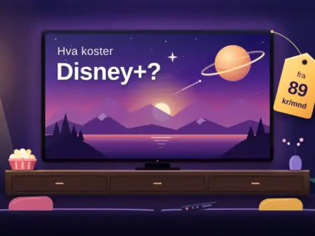 Disney+ pris i Norge 2026: Hva koster abonnementene?
