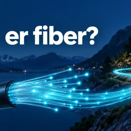 Hva er fiber? Slik fungerer fiberbredbånd og når lønner det seg