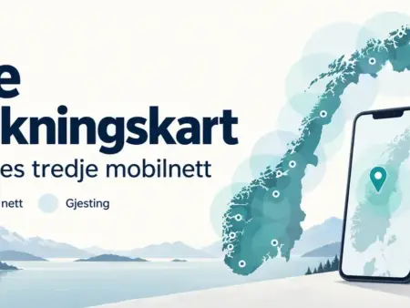 Ice dekningskart: Slik er dekningen til Norges tredje mobilnett