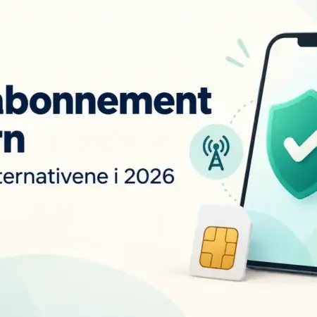 Mobilabonnement for barn – de beste alternativene i 2026