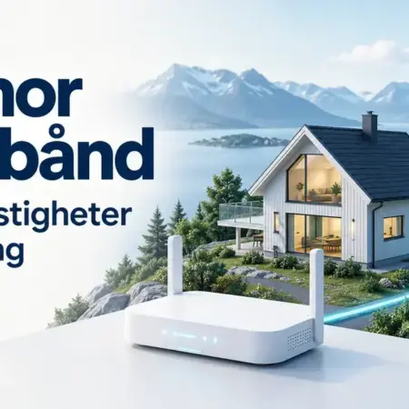 Telenor bredbånd: Priser, hastigheter og dekning i 2026
