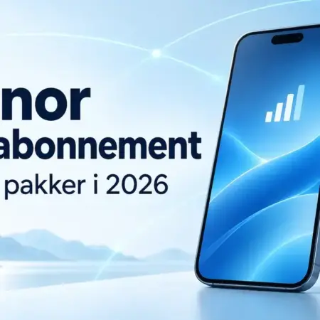 Telenor mobilabonnement: priser og pakker i 2026